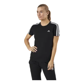 Adidas Essentials Slim T-Shirt Black / White