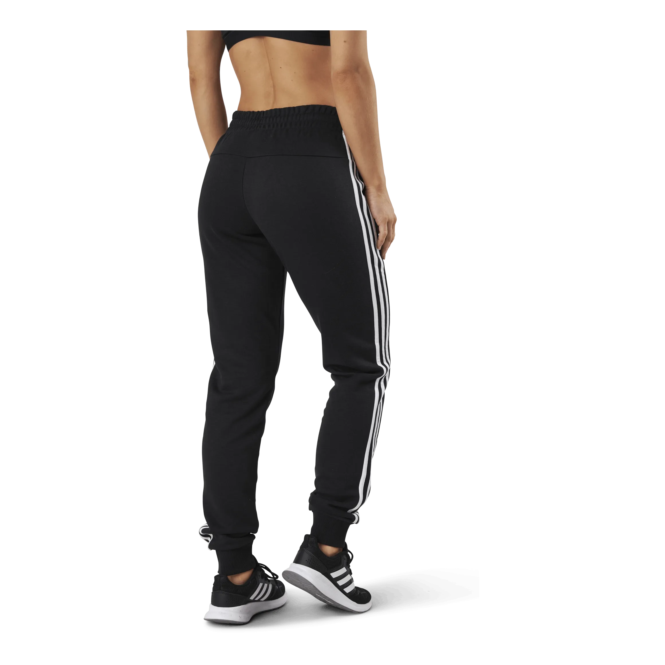 Adidas Essentials Slim Tapered Cuffed Pant Black / White