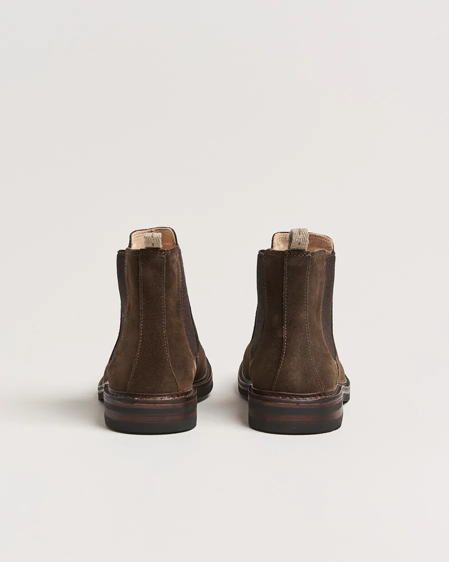 Astorflex Bitflex Dainite Chelsea Boot Dark Brown Suede