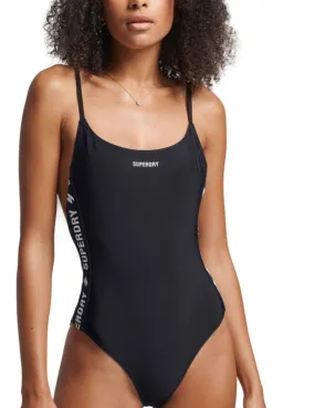 Bañador Superdry Essential negro para mujer -a