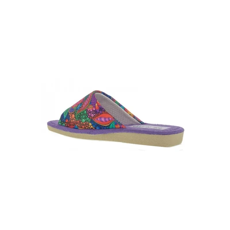 Berevere Zapatilla Mujer Hogar Estampada Verano