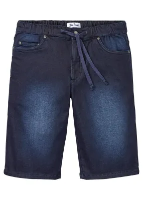 Bermuda vaquera denim oscuro