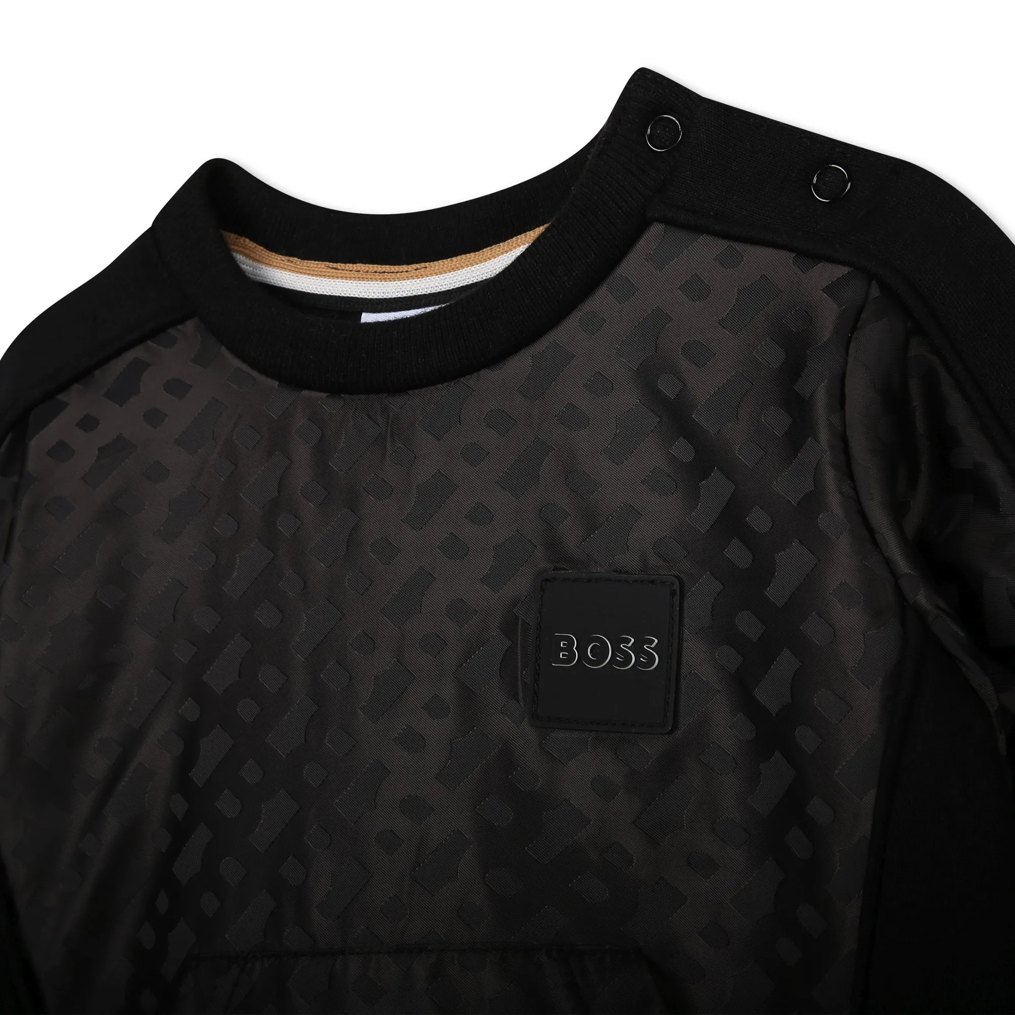 BOSS Sudadera bimateria