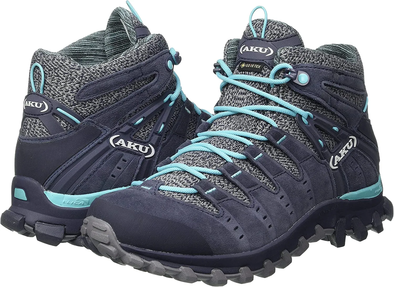 Botas Aku Alterra Lite Mid GTX W Gris/Azul