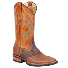 Botas de Cuero Rodeo Corte Laser ROD-03-MR