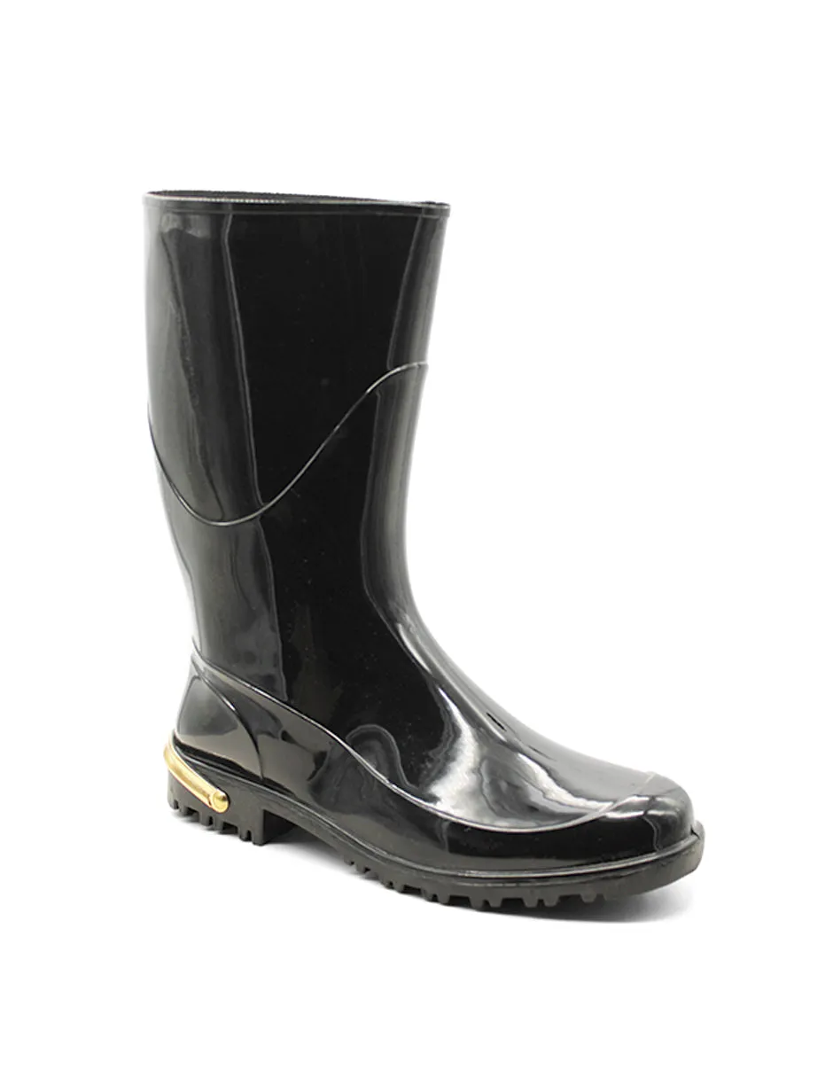 Botas de lluvia Exterior Sintético Color Negro Para Mujer De RBBASICS