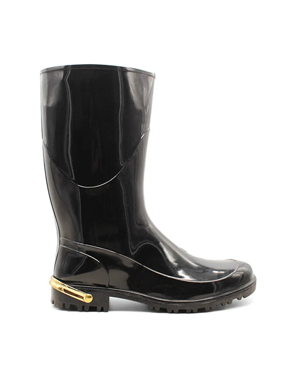 Botas de lluvia Exterior Sintético Color Negro Para Mujer De RBBASICS