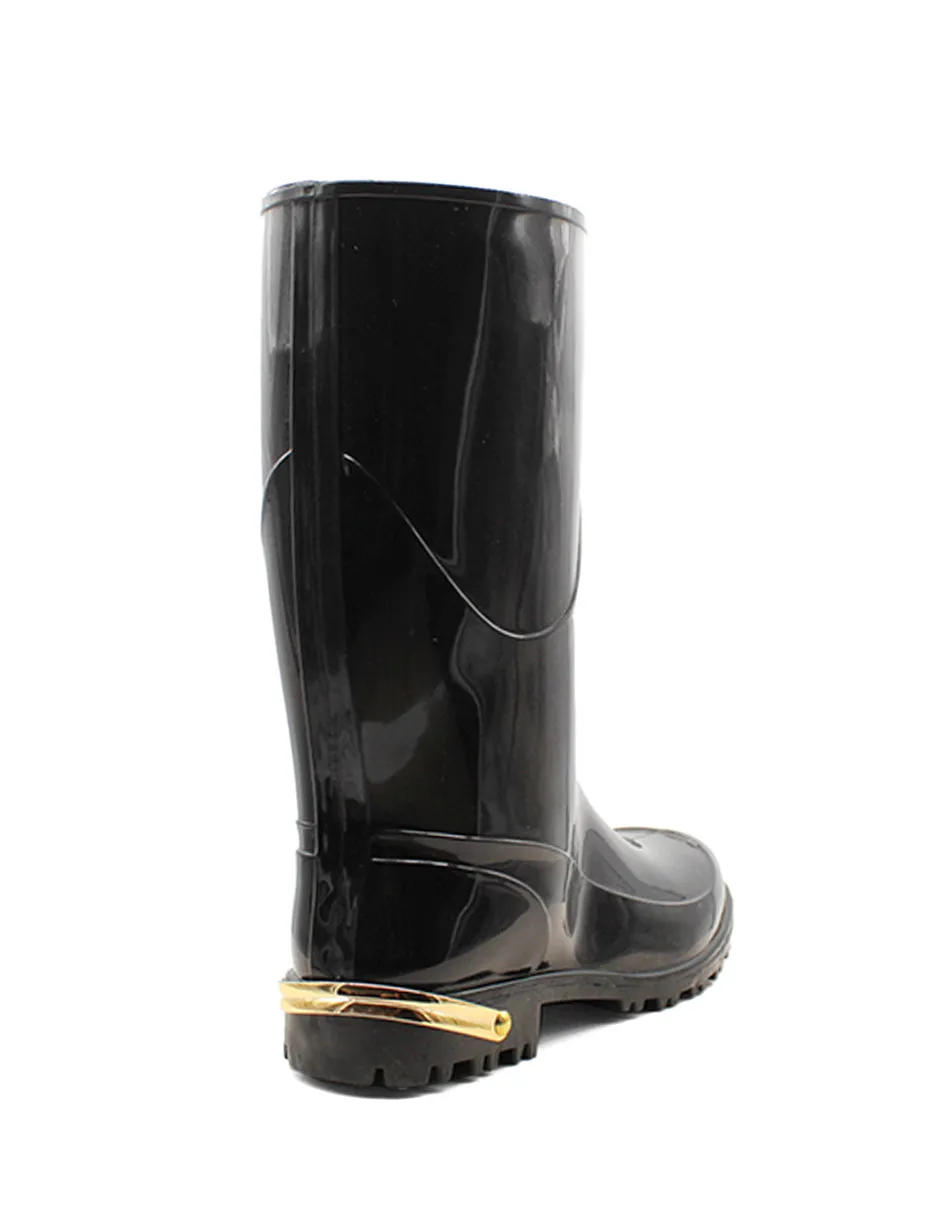 Botas de lluvia Exterior Sintético Color Negro Para Mujer De RBBASICS