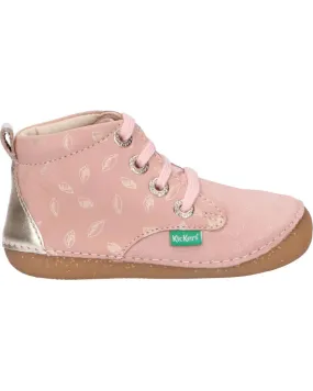 Botas de Niña KICKERS 829688-10 SONIZA GOAT 133 ROSE CLAIR