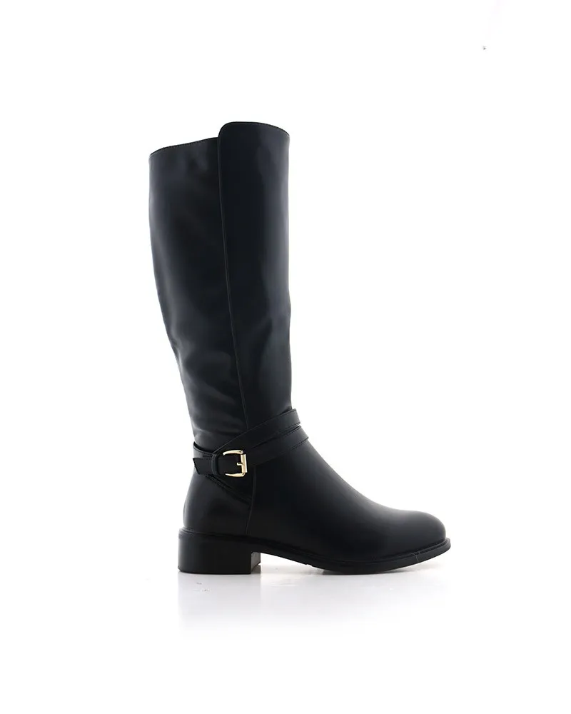 Botas Tacon Cuadrado Mujer