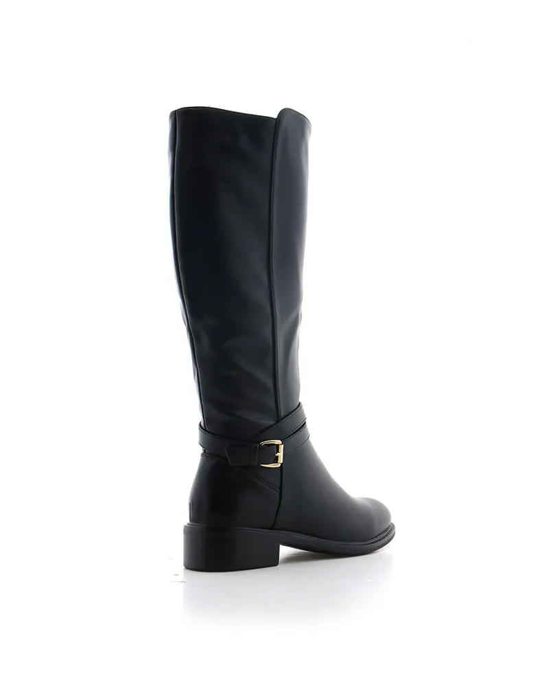 Botas Tacon Cuadrado Mujer