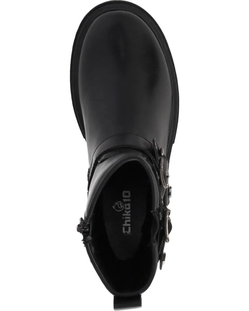 Botines CHIKA10  de Niña ZAKIA 13  NEGRO-BLACK