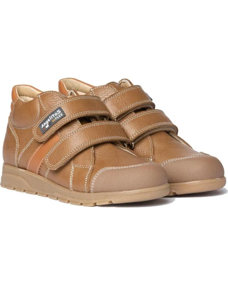 Botines de Niña y Niño ANGELITOS BOTA SPORT PIEL 780 TAUPE