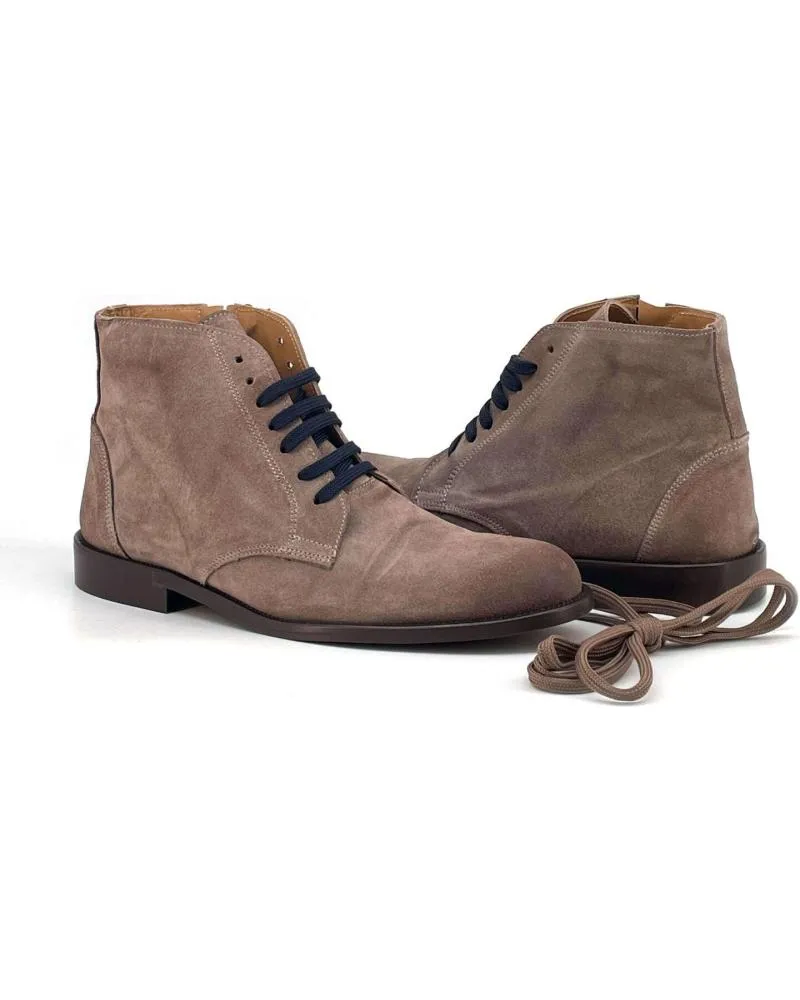 Botines DUCA DI MORRONE  de Hombre SAVERIO - SUEDE GRAY  BROWN