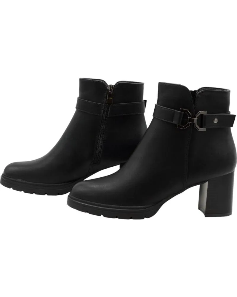 Botines HISPAFLEX  de Mujer 2411  NEGRO