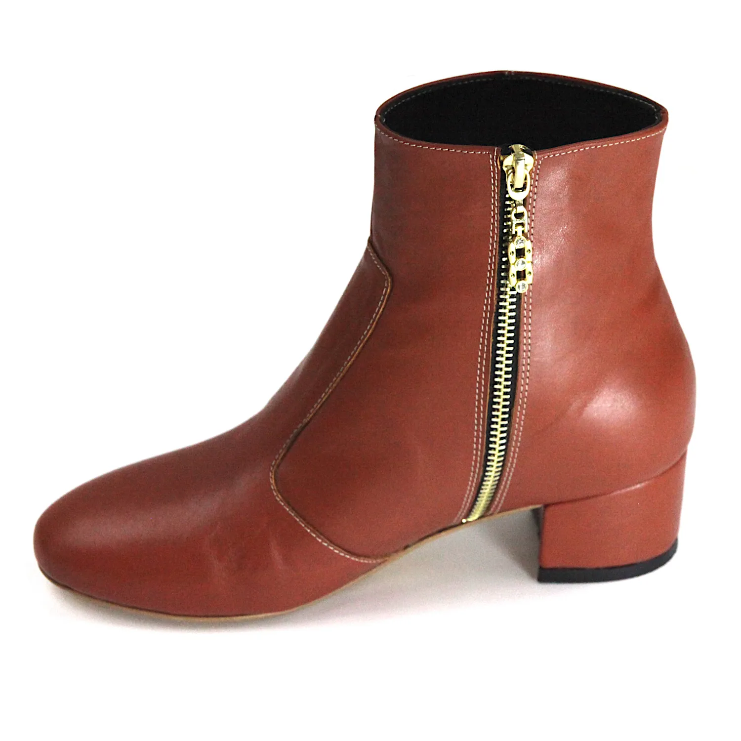 Botines mujer camel baratos