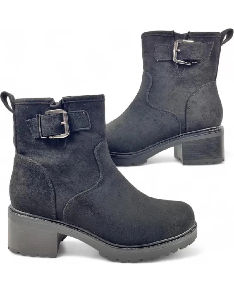 Botines TIMBOS  de Mujer BOTIN TACON DE MUJER 130854  NEGRO