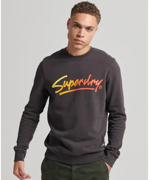 Buzo Cerrado Para Hombre Vintage Downtown Script Crew Superdry 52282