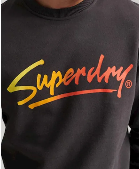 Buzo Cerrado Para Hombre Vintage Downtown Script Crew Superdry 52282