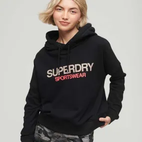 Buzo Cerrado Para Mujer Sportswear Logo Boxy Superdry