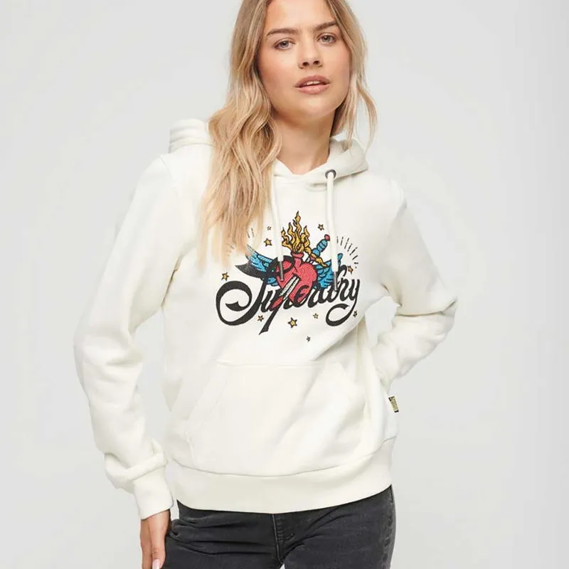 Buzo Cerrado Para Mujer Tattoo Script Graphic Superdry