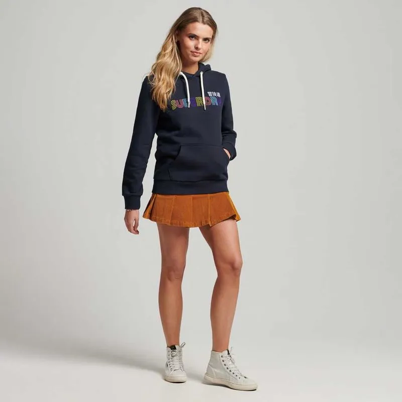 Buzo Cerrado Para Mujer Vintage Retro Rainbow Superdry