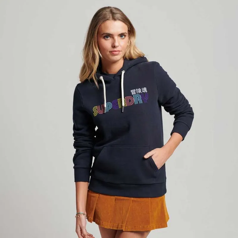 Buzo Cerrado Para Mujer Vintage Retro Rainbow Superdry