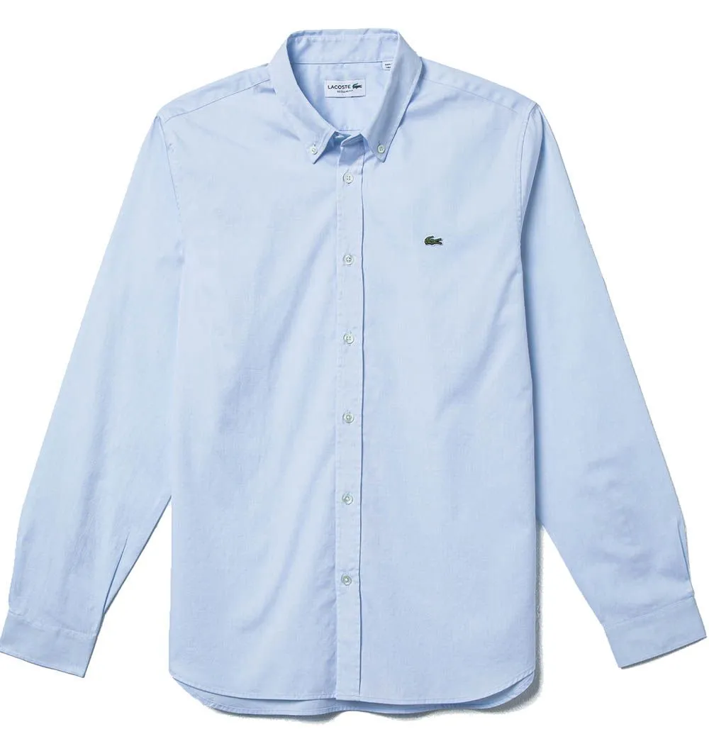 Camisa Lacoste de hombre regular fit en algodón premium