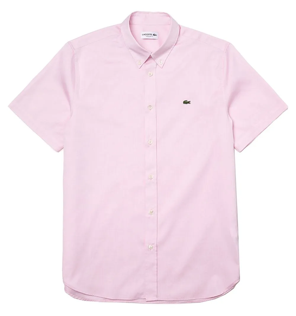 Camisa Lacoste regular fit en algodón premium