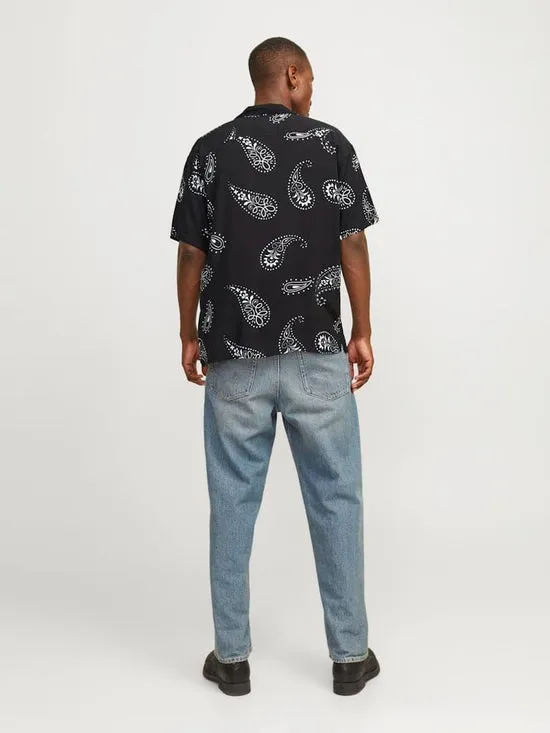 Camisa Oversize estampada Negra -JJJEFF