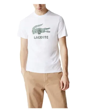 Camiseta logo craquelado Lacoste