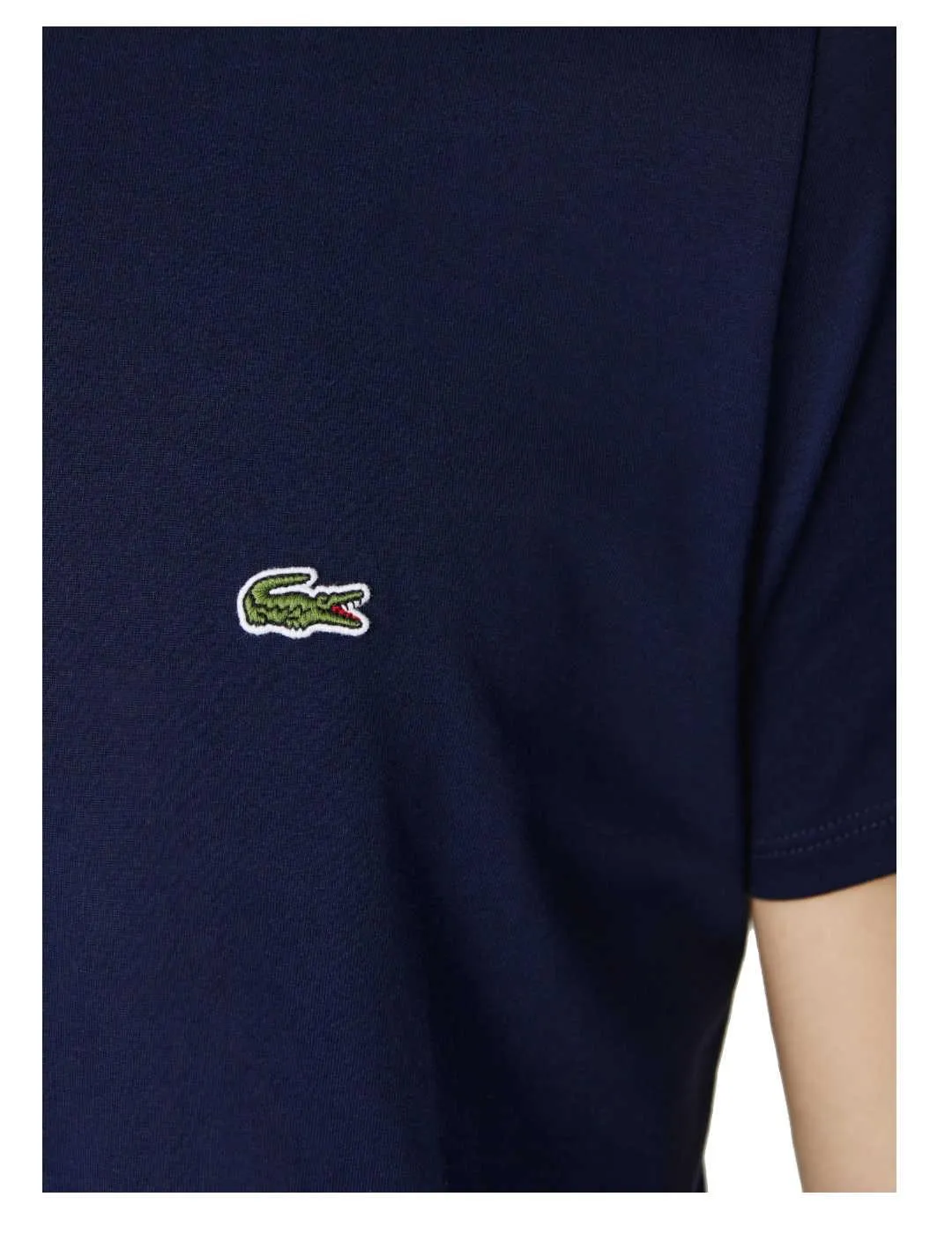 Camiseta manga corta azul marino Lacoste