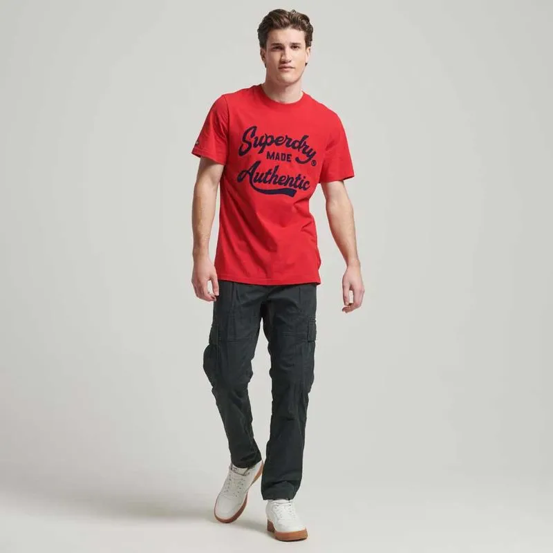 Camiseta Manga Corta Para Hombre Athletic Script Graphic Tee Superdry