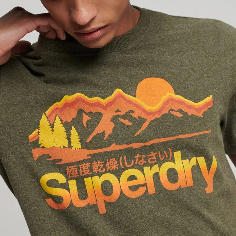 Camiseta Manga Corta Para Hombre Cl Great Outdoors Superdry 46628