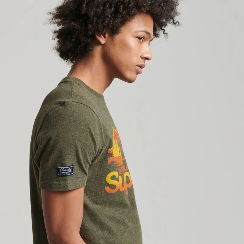 Camiseta Manga Corta Para Hombre Cl Great Outdoors Superdry 46628