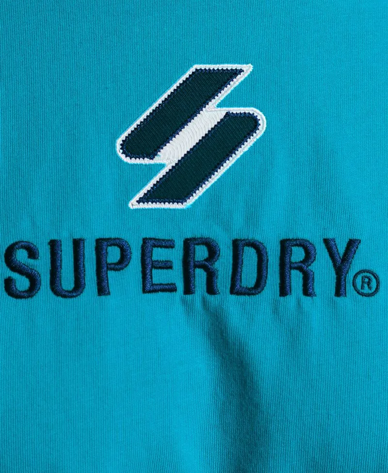 Camiseta Manga Corta Para Mujer Code Sl Stacked Apq Boxy Superdry 52374