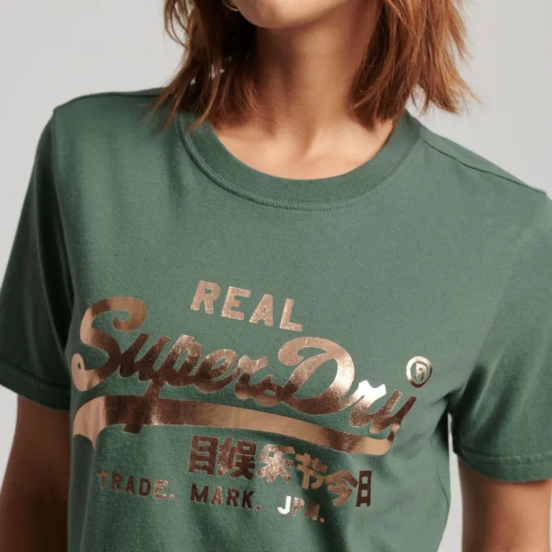 Camiseta Manga Corta Para Mujer Embellish Superdry 55638