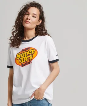 Camiseta Manga Corta Para Mujer Vintage Cooper Nostalgia Superdry 52365