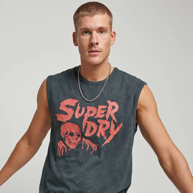 Camiseta Manga Sisa Para Hombre Vintage Flyer Superdry 55595