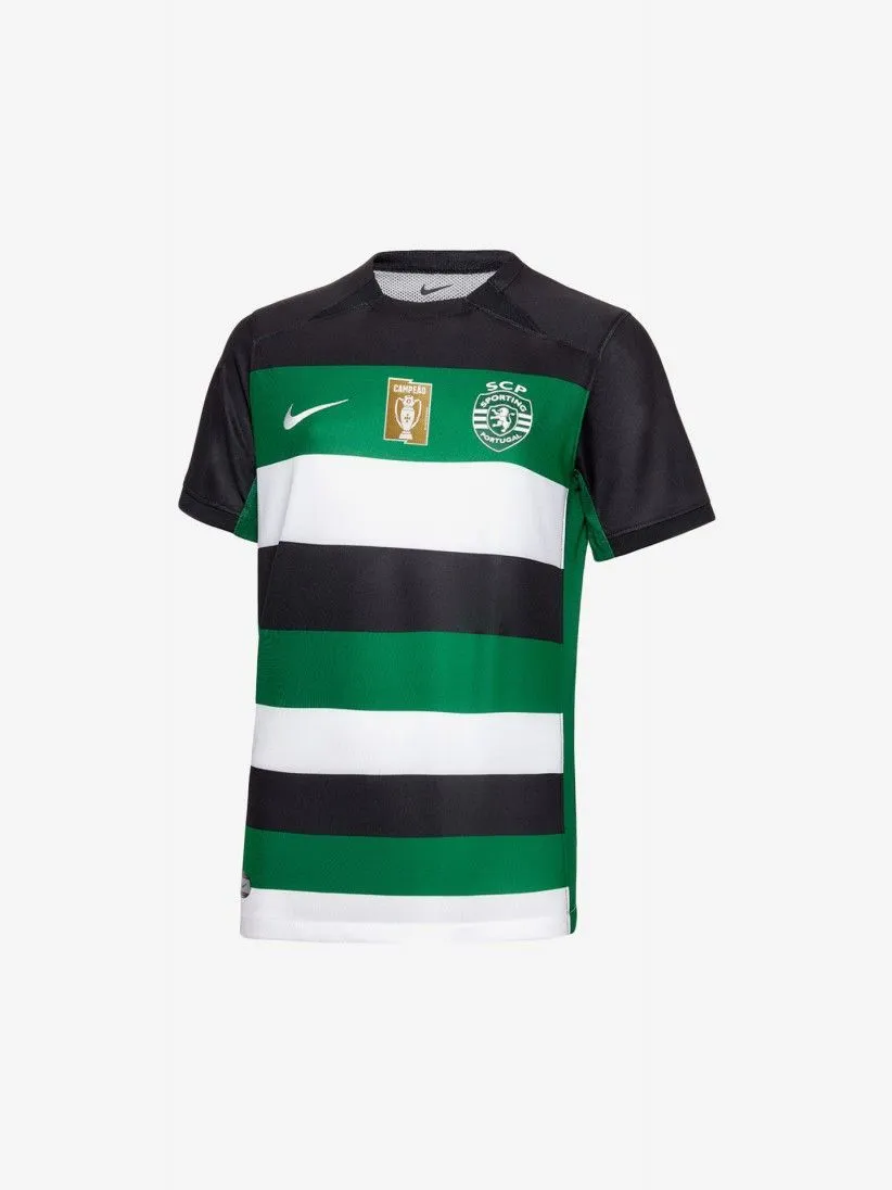 Camiseta Nike Equipación Principal Sporting C. P. Campeón Junior 24/25