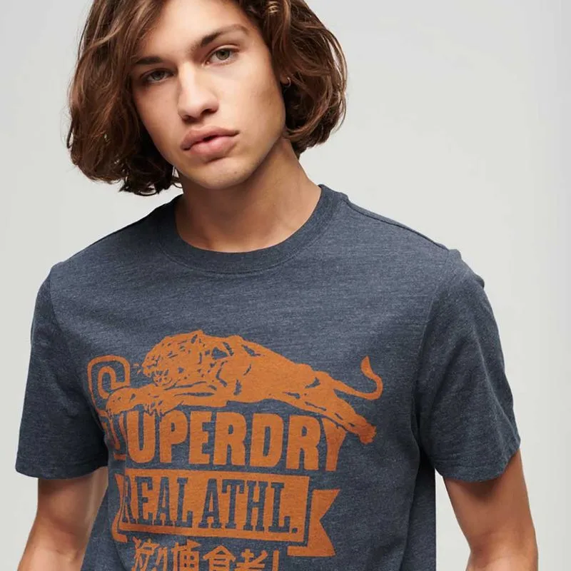 Camiseta Para Hombre Athletic College Graphic Superdry