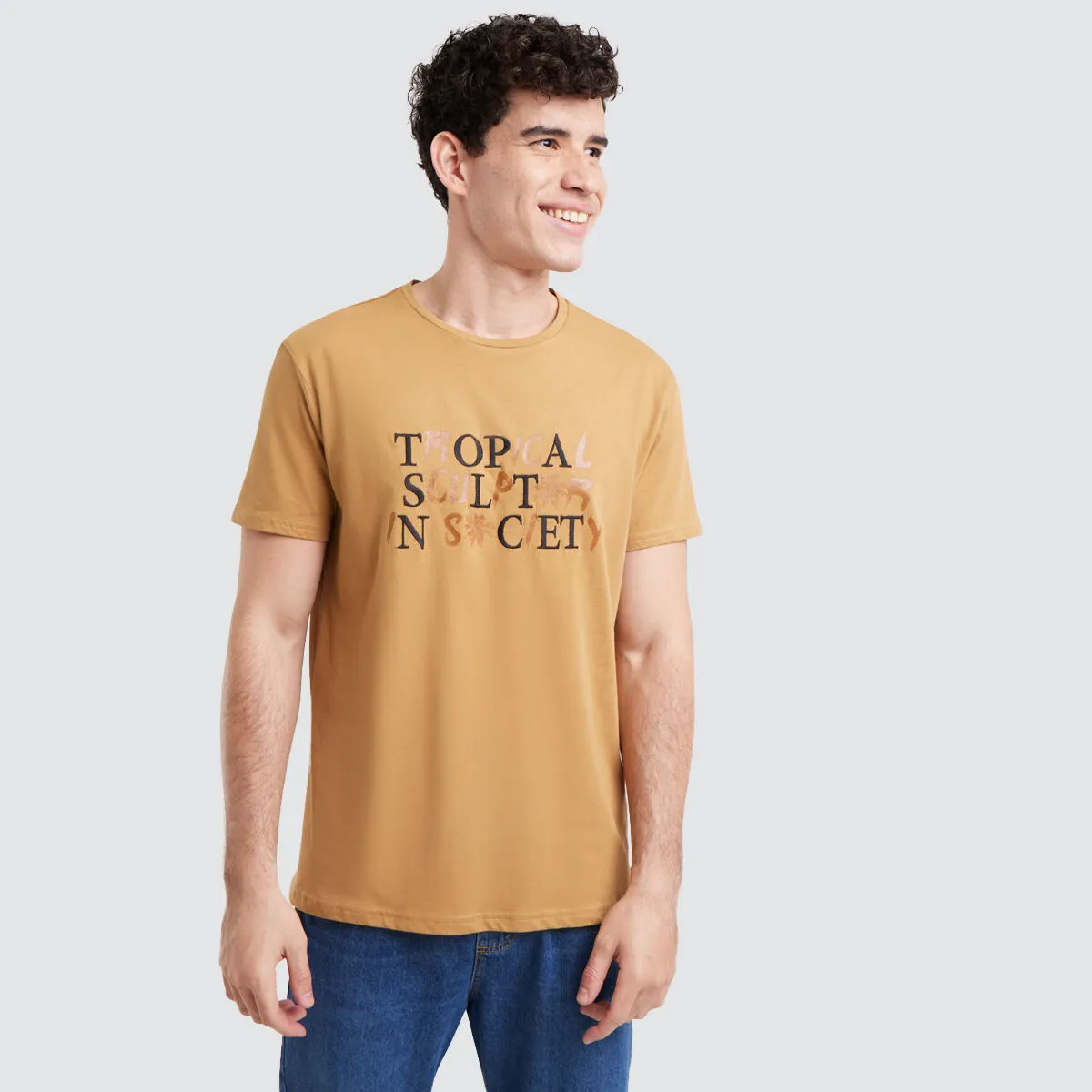 Camiseta Para Hombre Estampada