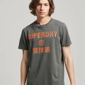 Camiseta Para Hombre Vintage Corp Logo Superdry 55490