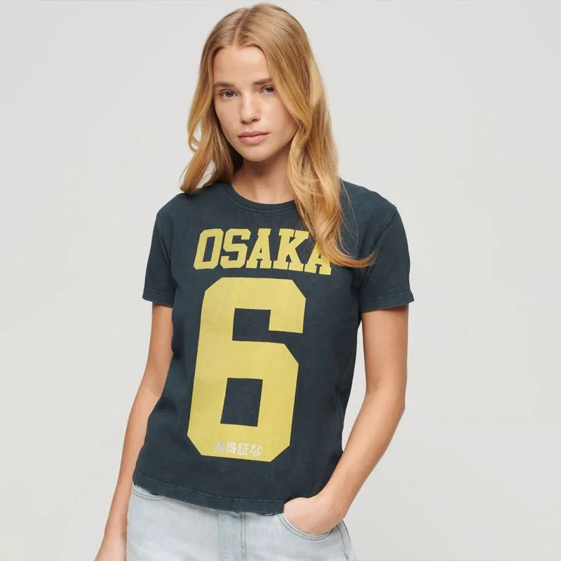 Camiseta Para Mujer Osaka Fitted Tee Superdry