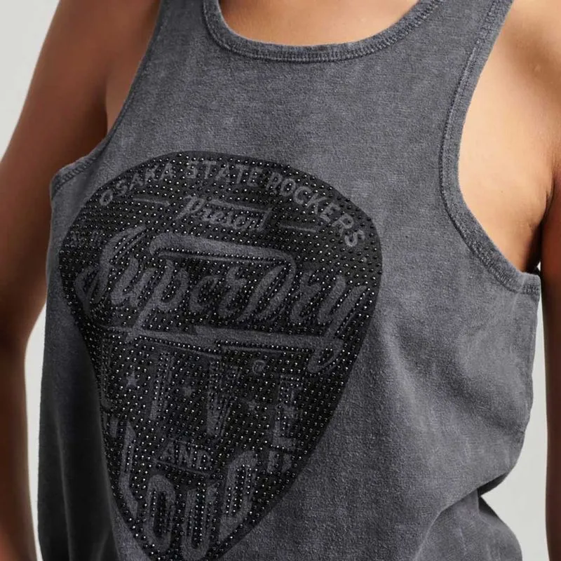 Camiseta Para Mujer Vintage Merch Store Vest Superdry