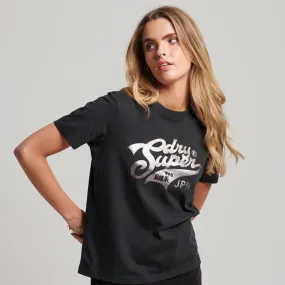 Camiseta Para Mujer Vintage Scripted Coll Superdry