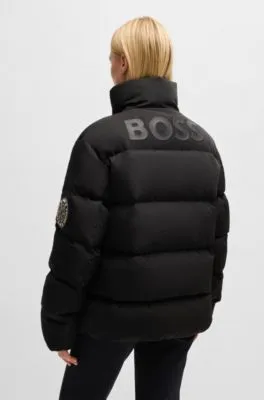 Chaqueta acolchada repelente al agua BOSS Esquí con relleno de plumón