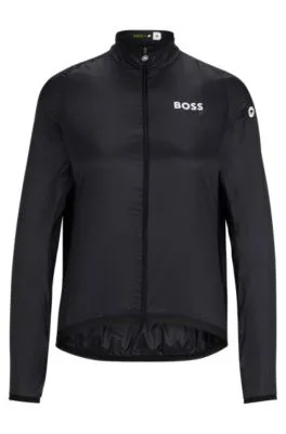 Chaqueta cortavientos BOSS x ASSOS plegable con apliques de malla elástica