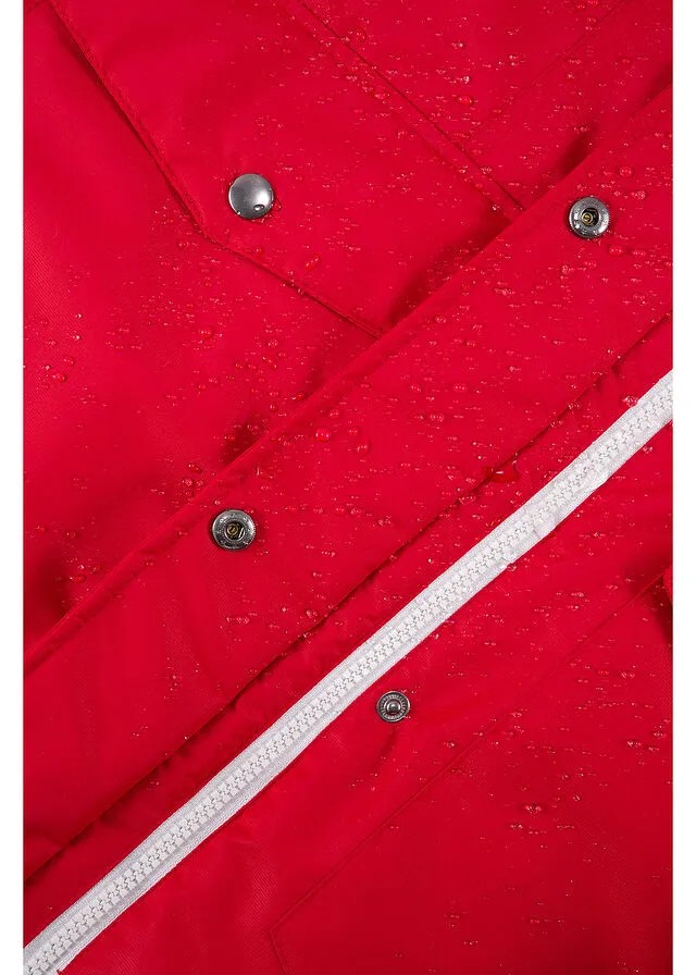 Chaqueta funcional impermeable Rojo oscuro