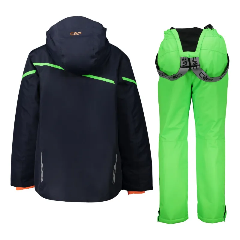 CMP Kid Set Ski Set Chaqueta + Pantalones (Negro Azul) Chico